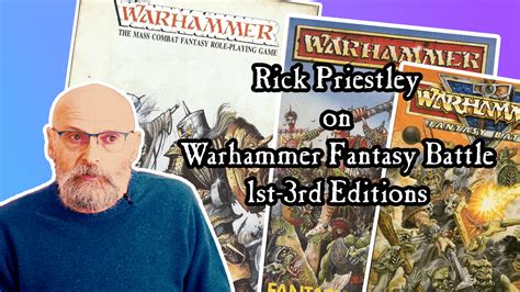 Filmdeg Miniatures Interviewed Rick Priestley, creator of .